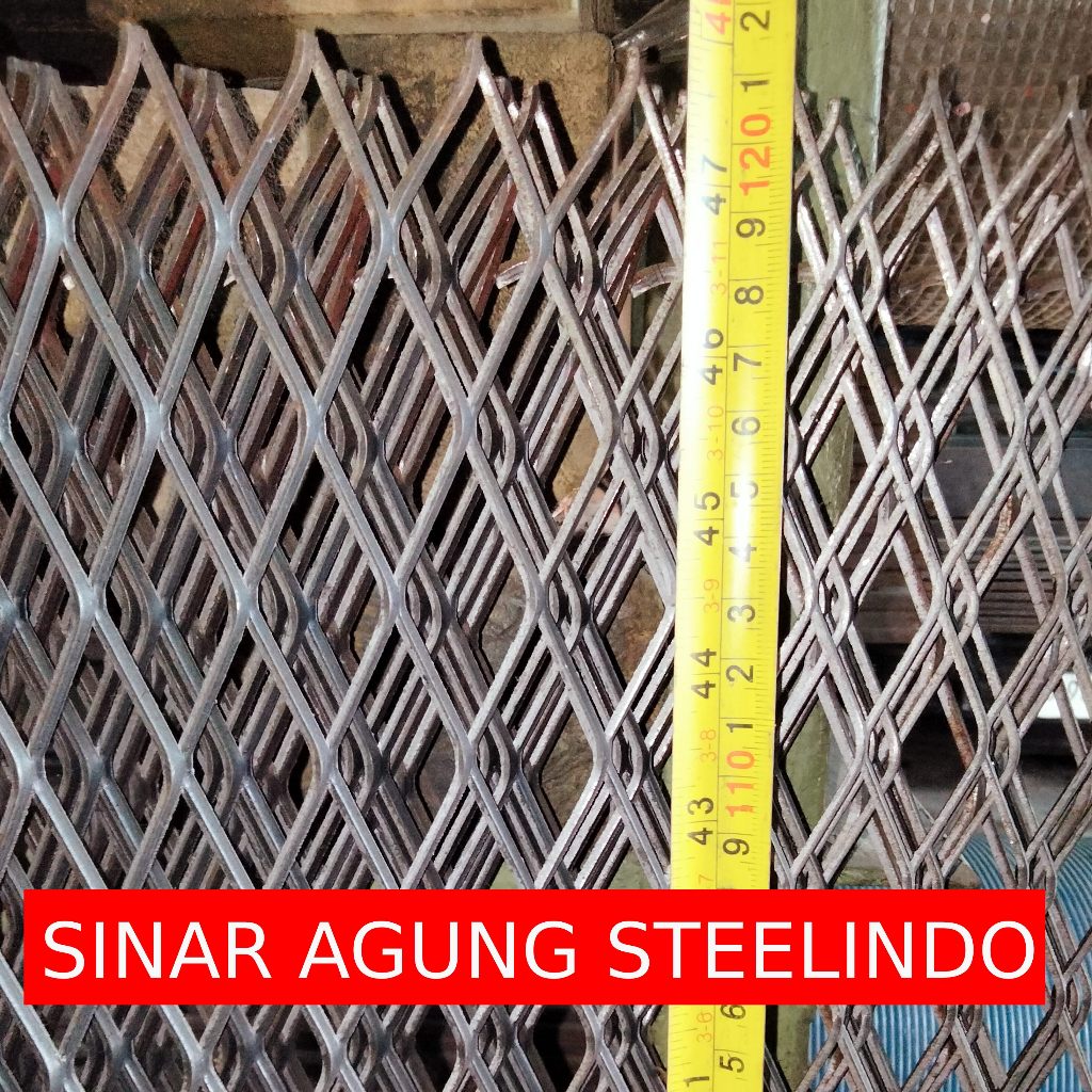 Plat Besi Expandek GM 30080/ Plat Expanded / Plat Expanda Plat Silang 1,2m x 2,4m