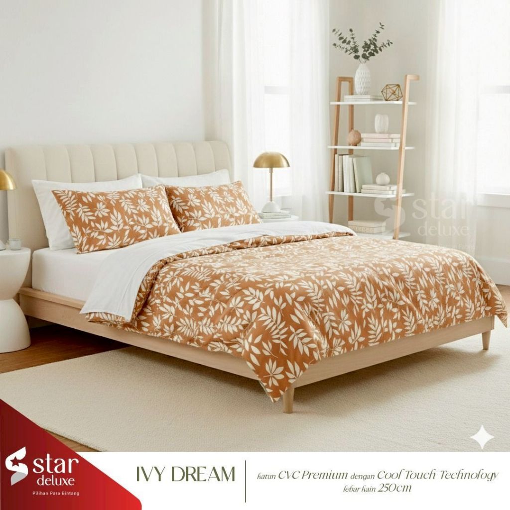 Bedcover Sprei Katun Halus STAR Premium Homemade Motif Collection 2 Ukuran Double 140x200 160x200 18