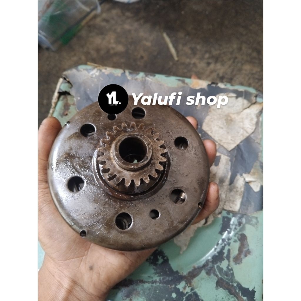 Mangkok Ganda Lonceng ganda Set Kampas Ganda Yamaha Vega ZR Original SECOND