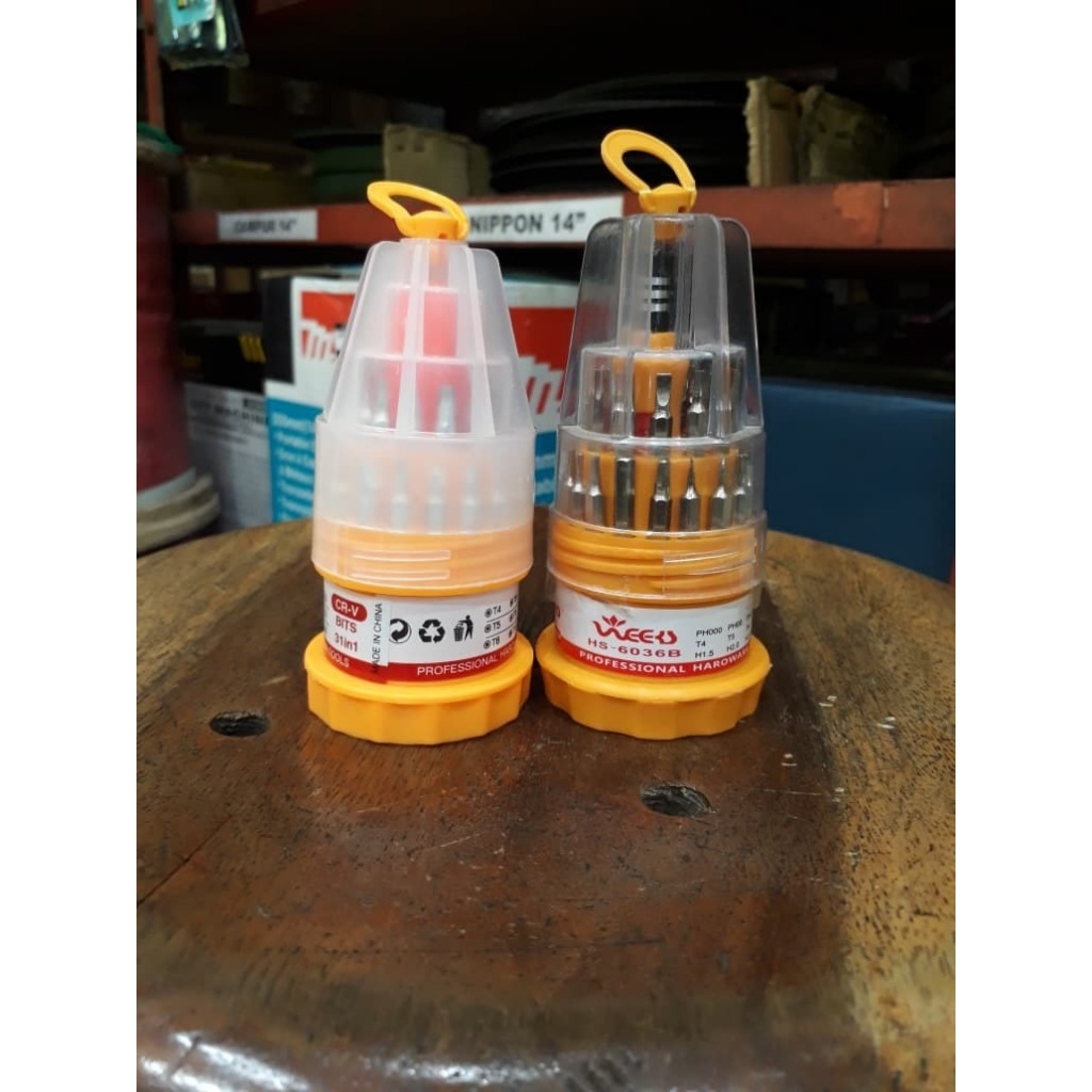 Obeng Set 31 in1 Screwdriver Handphone Elektronik HP