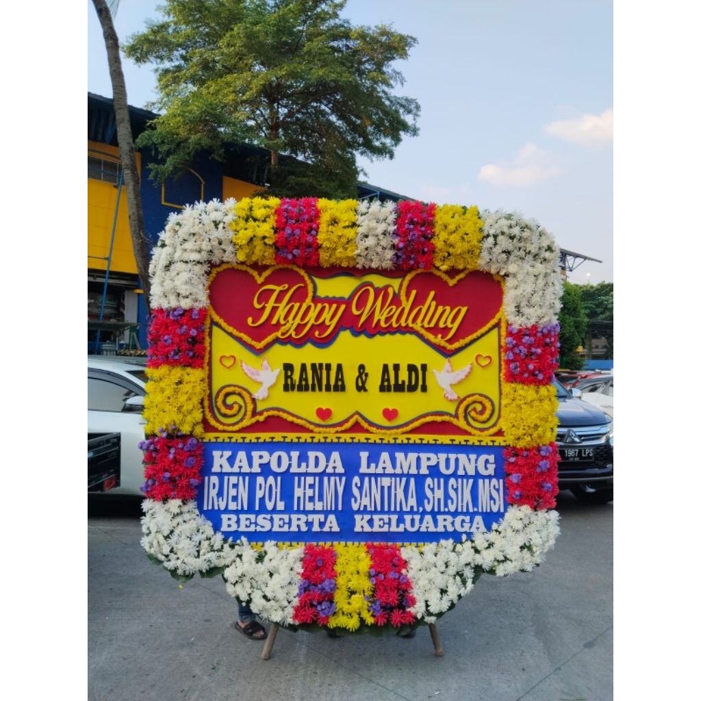 Bunga Papan Wedding