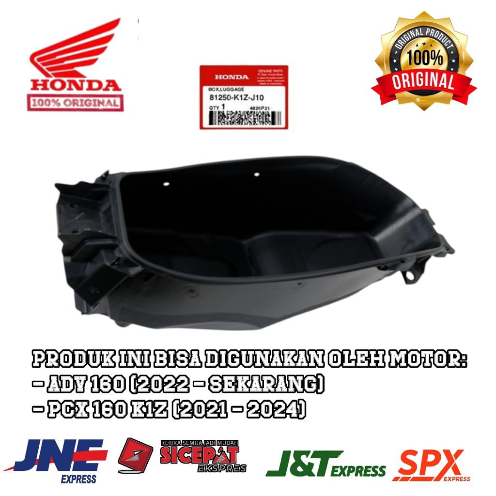 Honda Bagasi Jok Motor PCX & ADV Model 2022