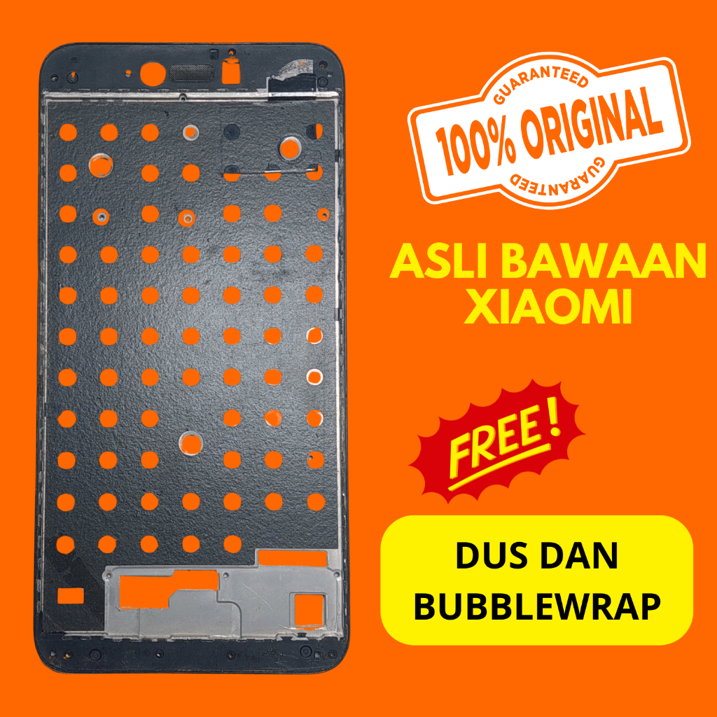 frame lcd xiaomi redmi note 5a - asli ori xiaomi - tulangan tatakan ori copotan cabutan bawaan