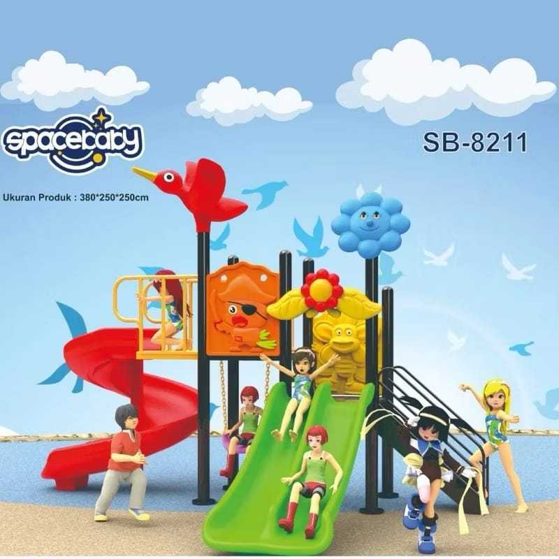 Outdoor Playground Perosotan Besar Taman Bermain Anak Playground Outdoor Mainan Anak Perosotan Besar