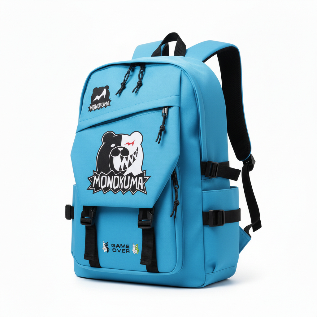 new ransel sekolah anak pria wanita anime monokuma despair tas punggung sekolah by hokiofficial