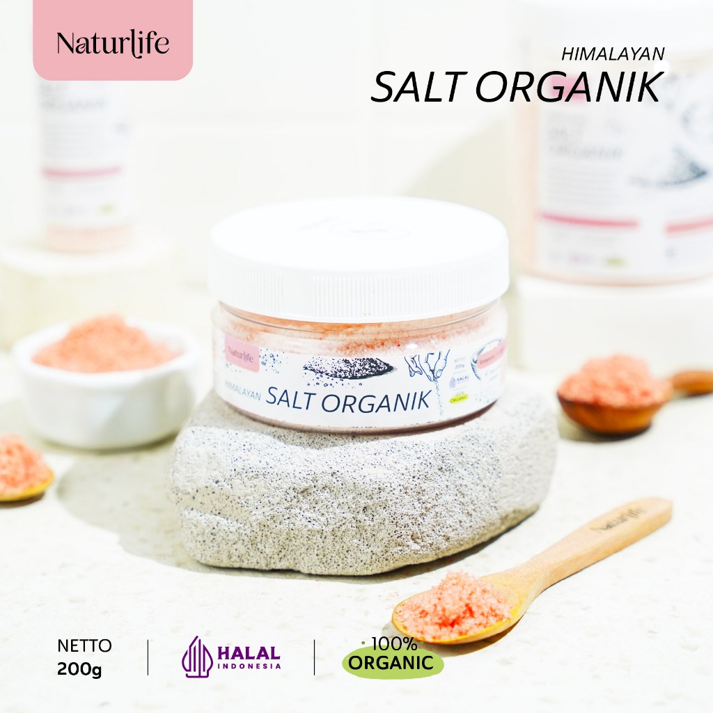 HIMALAYAN SALT ORGANIC 200G / PINK HIMALAYAN PREMIUM PAKISTAN / HIMALAYAN SALT ORIGINAL / GARAM HIMA