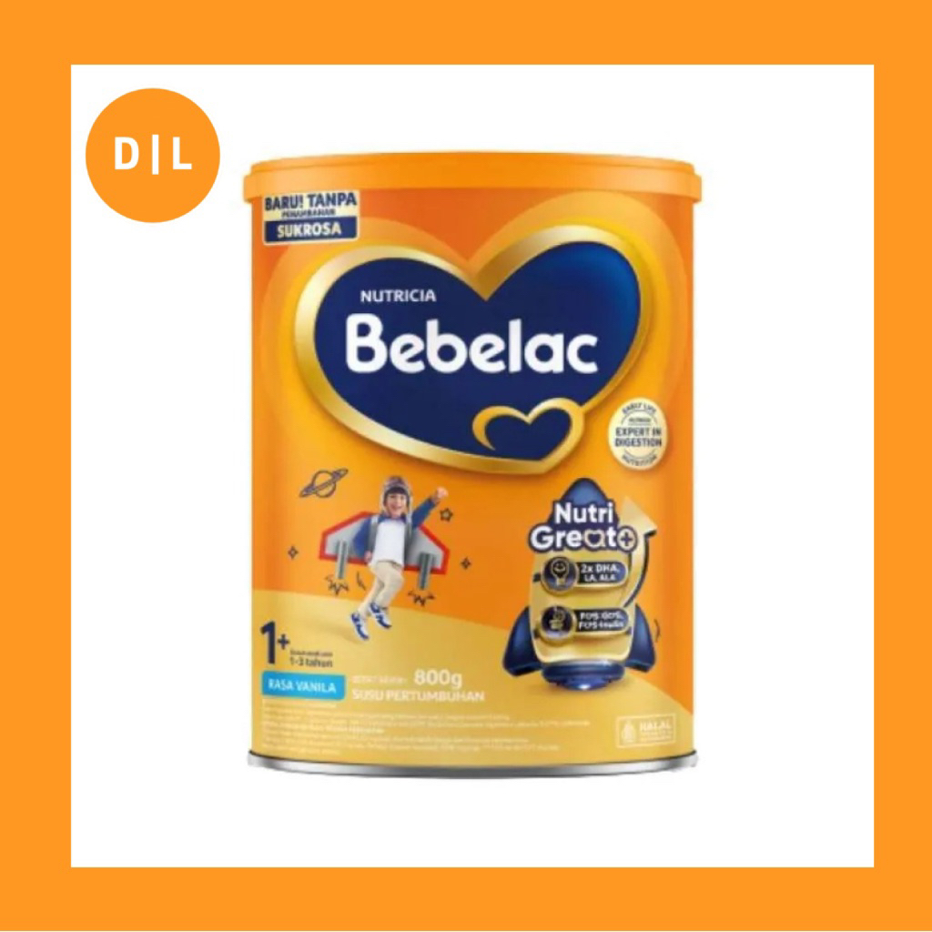Bebelac 1+ (1-3 Tahun) 800 gr Susu Pertumbuhan Bubuk