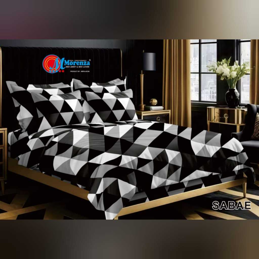 Sprei set 200x200 Tinggi 35cm sprei Morenza