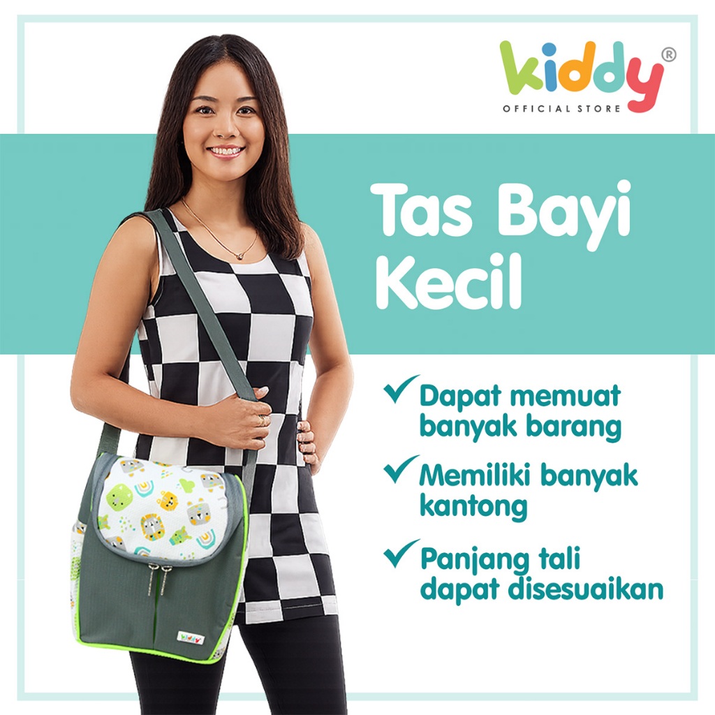 Kiddy Tas Bayi Baby Bag / Diaper Bag Serbaguna / Tas Perlengkapan Traveling Bayi