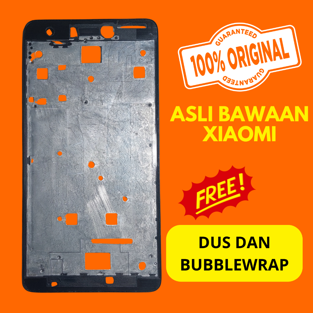 frame lcd xiaomi redmi note 4x - asli ori xiaomi - tulangan tatakan ori copotan cabutan bawaan