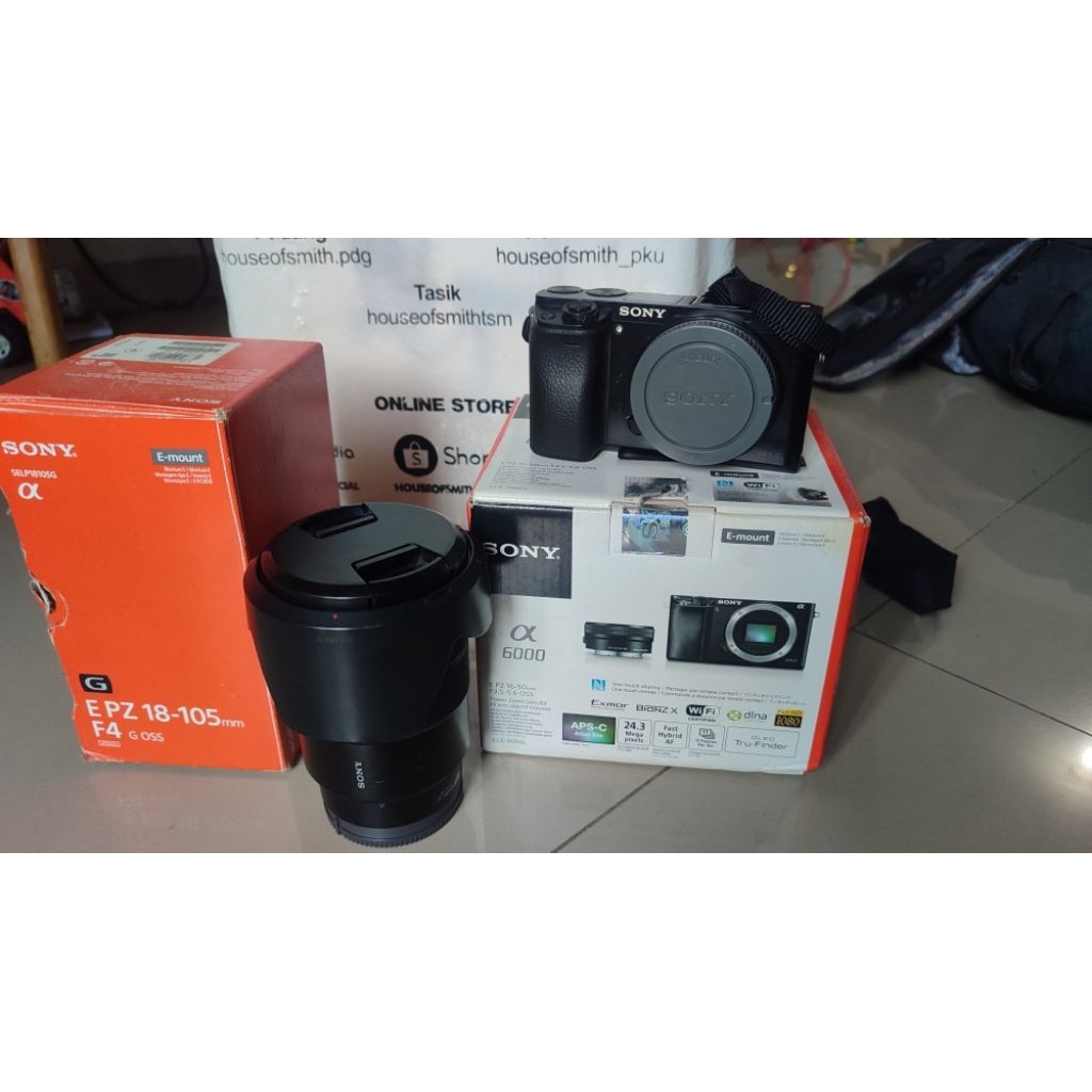 kamera sony a6000 dan Lensa Sony 18-105mm Second
