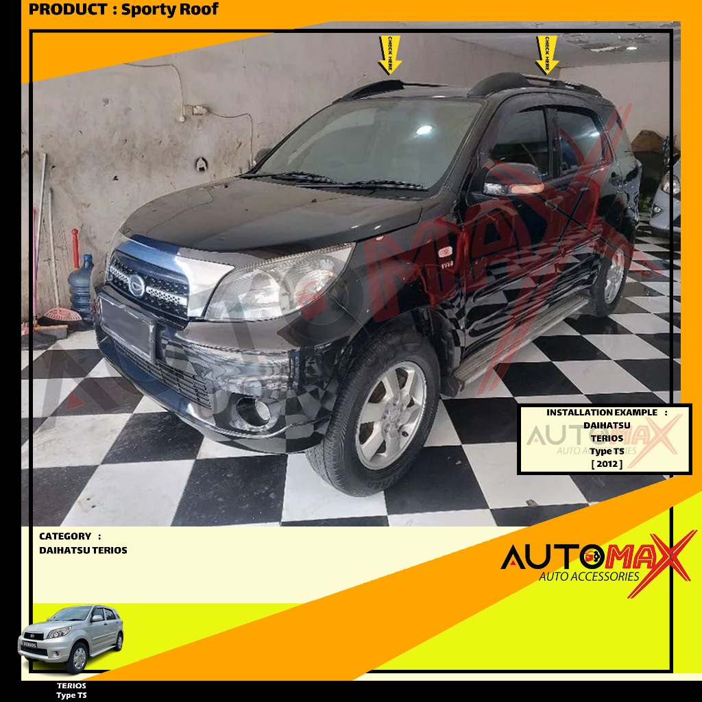 SPORTY ROOF / ROOF RAIL SPORTY DAITONY NEW TERIOS 2010 UP