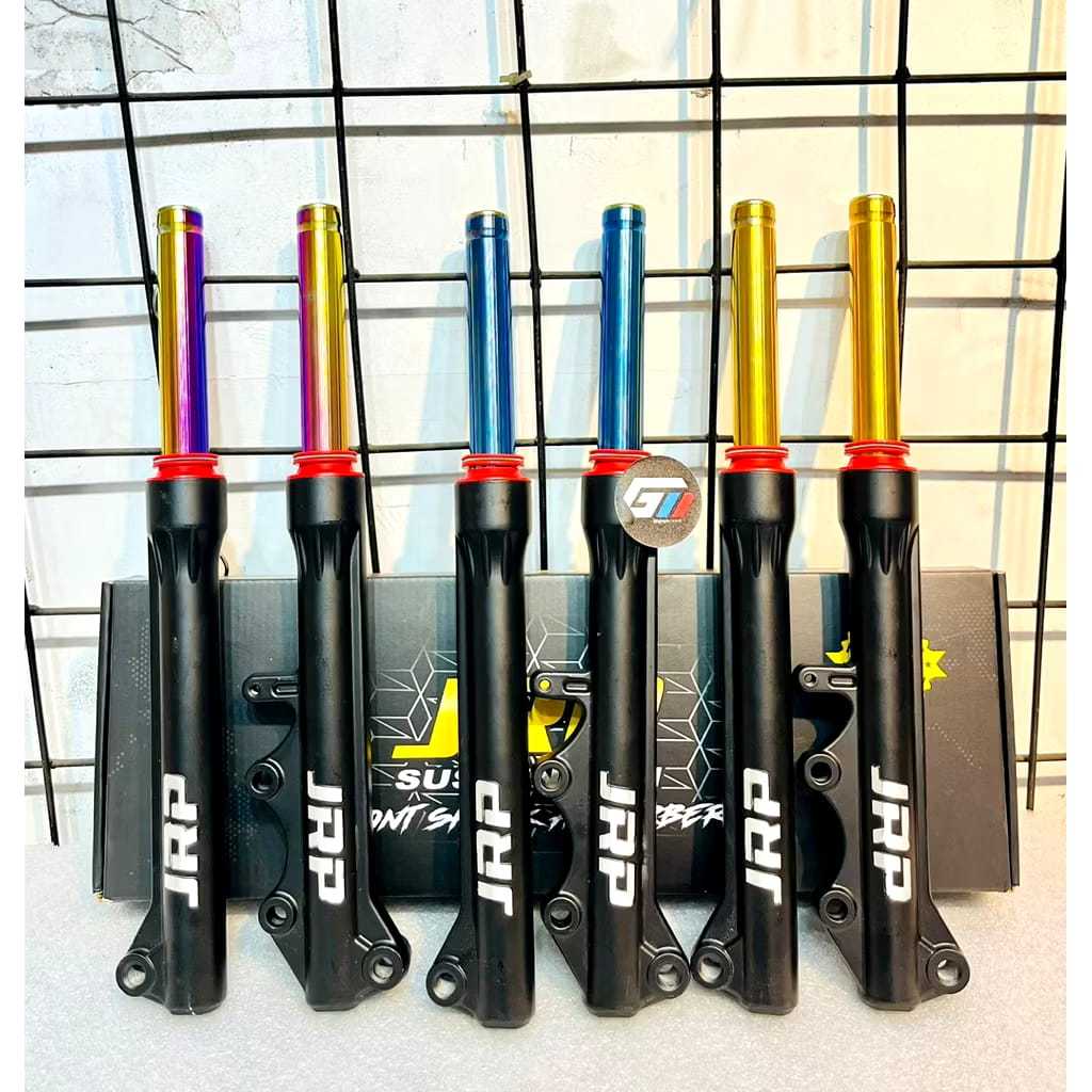 Shock Depan Plus Tabung Jupiter Z FIZR VEGA R NEW JRP RACING Bottom Shock Set Kanan Kiri Burhan