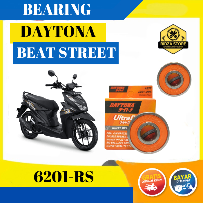 LAHER BEARING RODA DEPAN HONDA BEAT STREET ORIGINAL 6201-RS