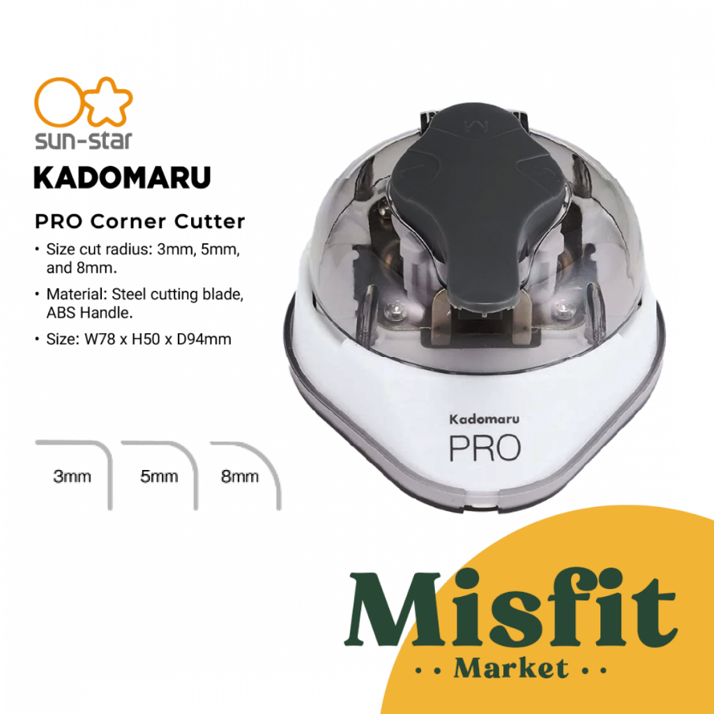 SUN-STAR Kadomaru Pro Corner Cutter Puncher Rounder SunStar