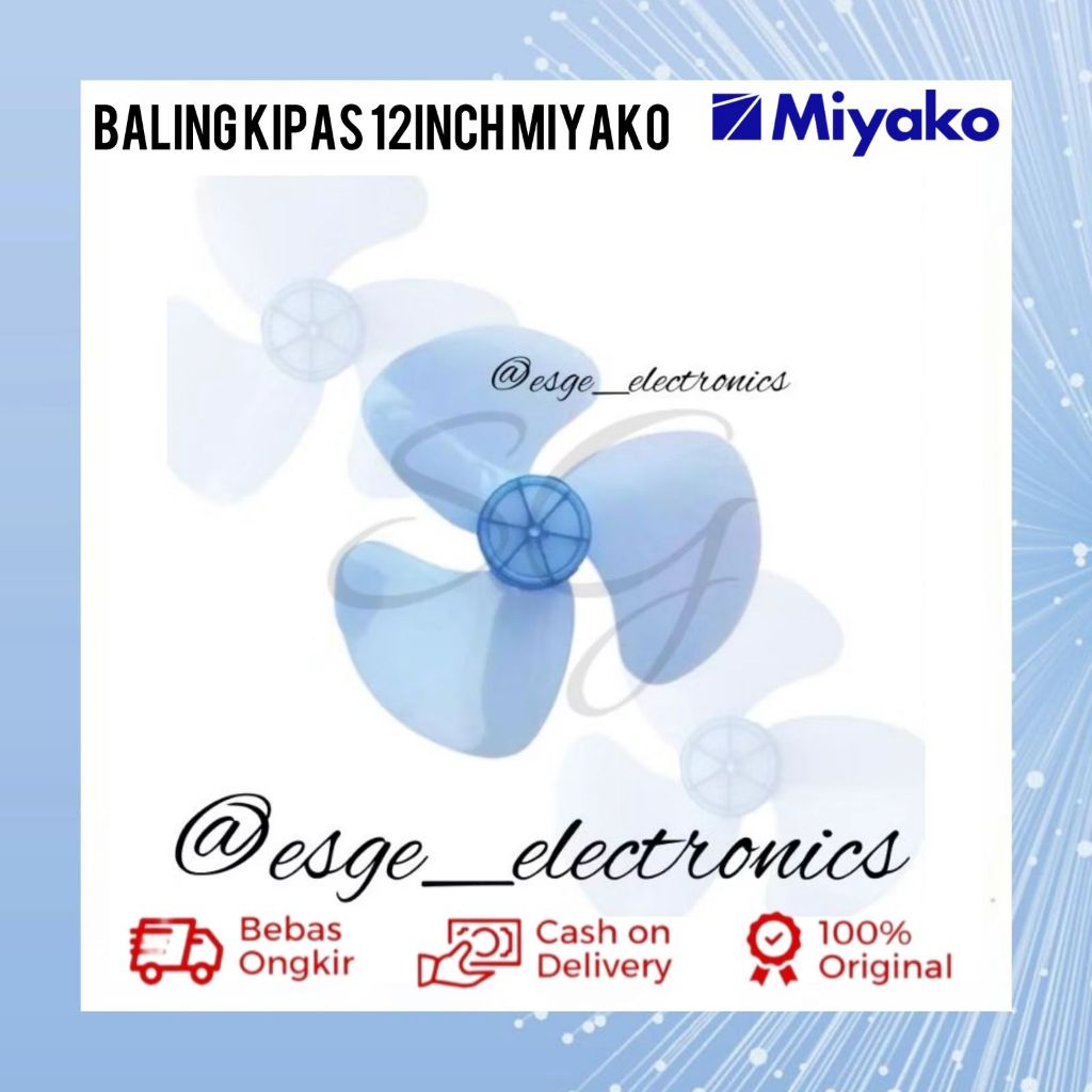 ORIGINAL BALING KIPAS 12 INCHI BALING BALING KIPAS ANGIN MIYAKO ORIGINAL BALING - BALING KIPAS MIYAK
