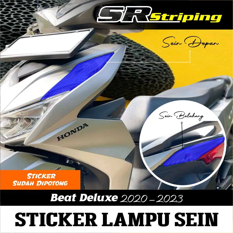 Stiker Lampu Sein Beat Deluxe 2020-2023 | Stiker Lampu Sein Beat Deluxe |  Stiker Pelindung Lampu Se