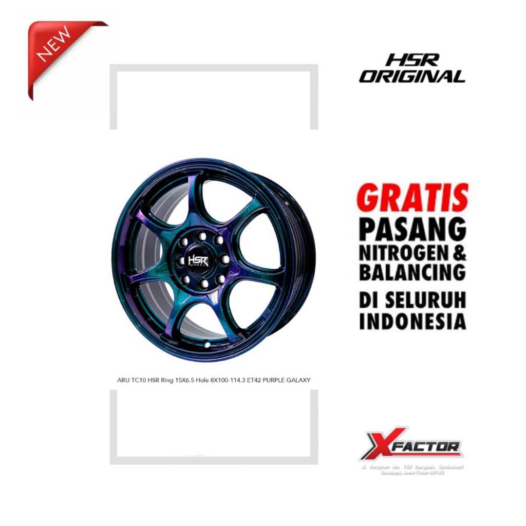 VELG MOBIL HSR HSR R15 ARU R15X6.5 H 8X100-114,3 ET42