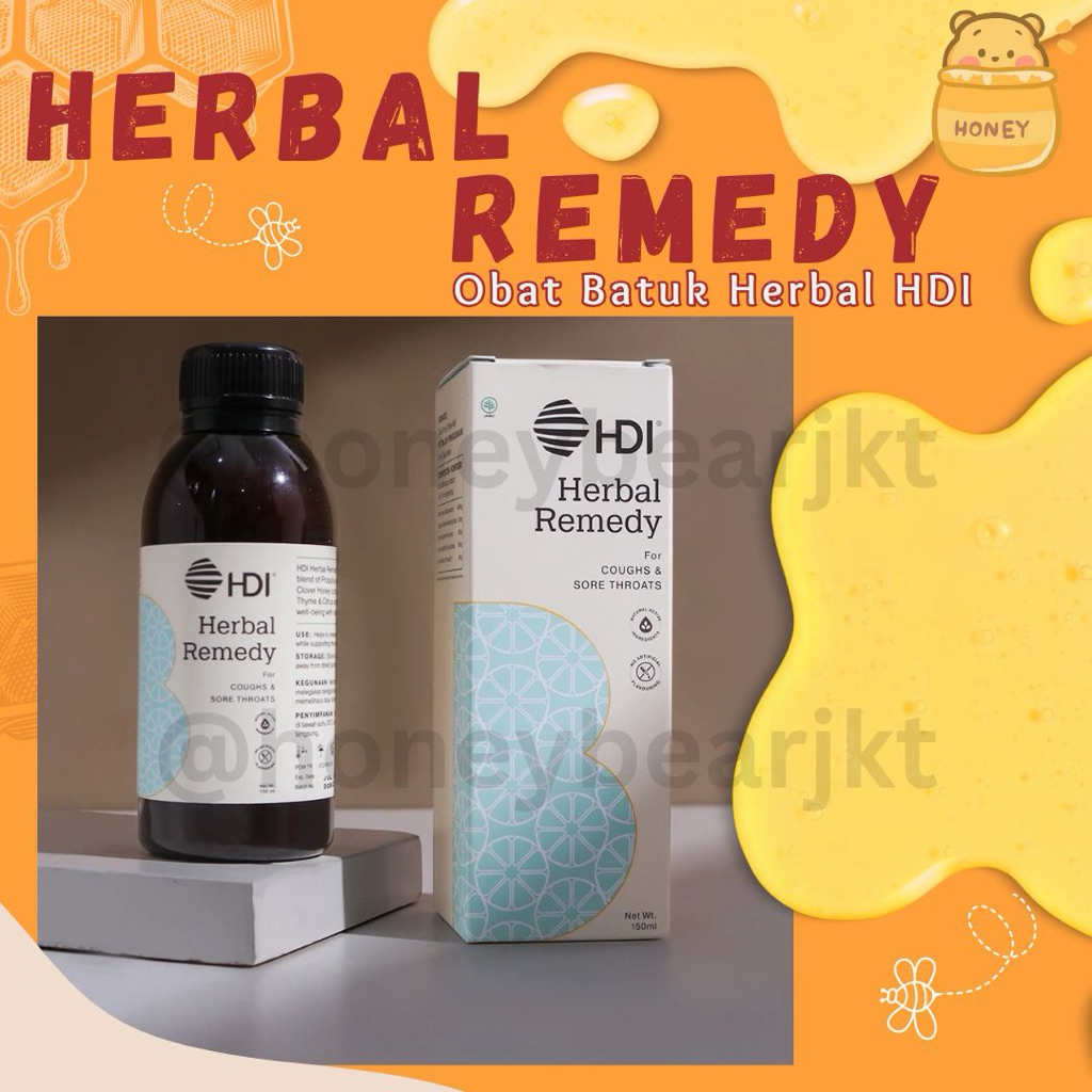 OBAT BATUK HERBAL REMEDY HDI 100% ORIGINAL EXP 2029