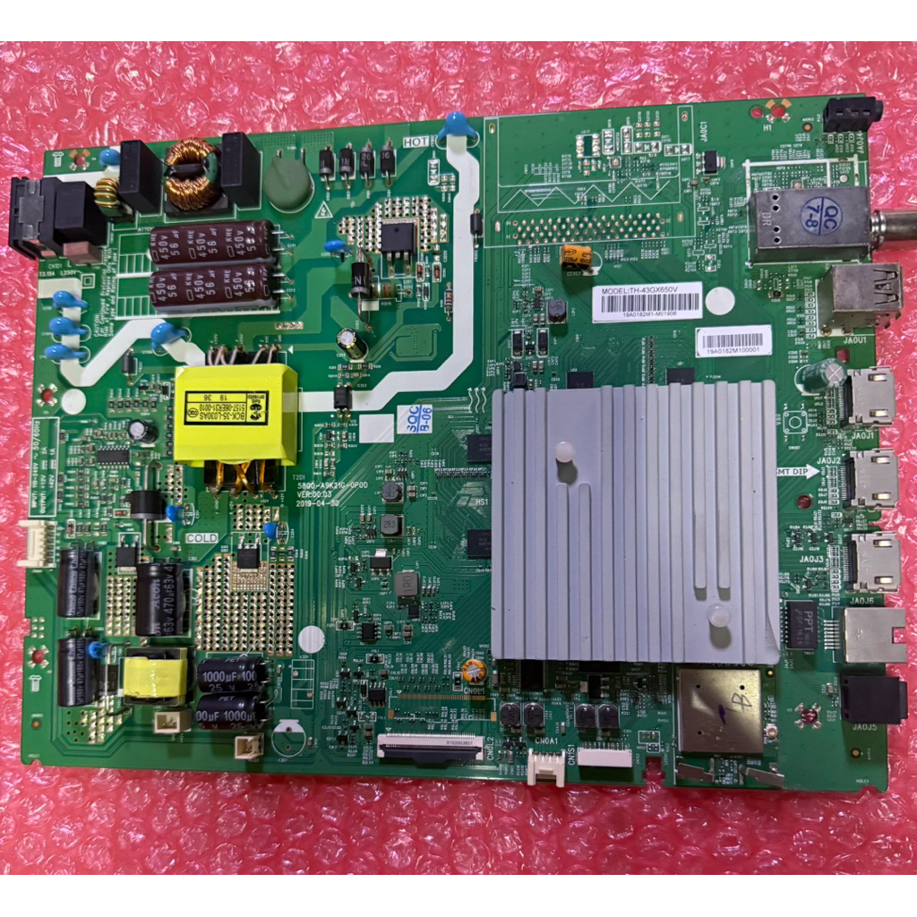 MB TV PANASONIC 43GX650 MAINBOARD TV PANASONIC 43GX400