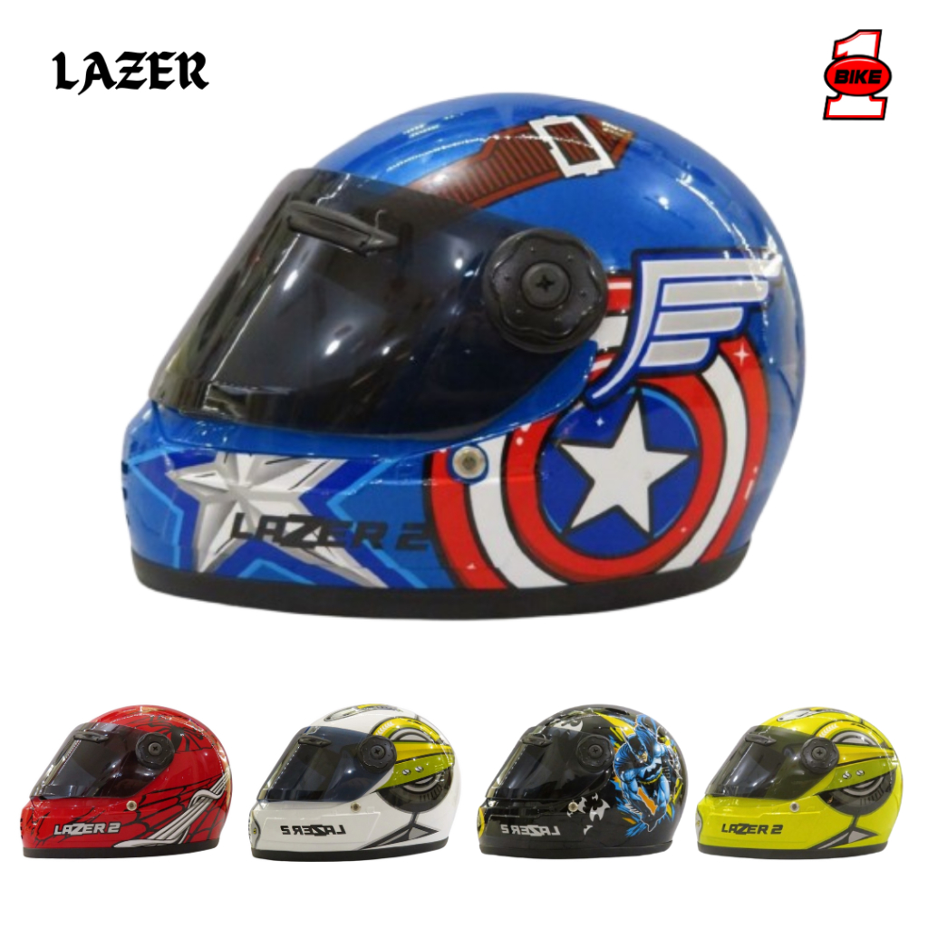 HELM FULL FACE ANAK WEST LAZER /HELM FULL FACE MOTIF/ANAK ANAK COWO/ANAK ANAK CEWE/ MOTIF LUCU/MOTIF