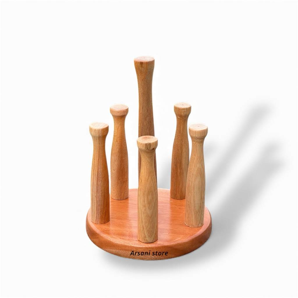 Rak gelas lipat 7tiang gelas/ rak gelas estetik/ Rak gelaslucu