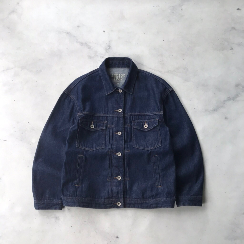 spao trucker type 2 blue indigo