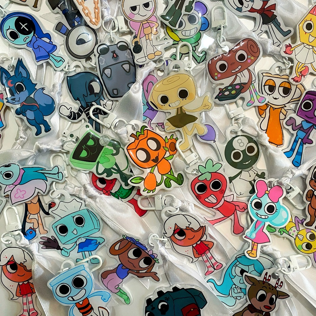 alienandastronaut Keychain Bag charm Dandy's World Yatta Astro Bassie Poppy Bobbete Cosmo Dyle Ginge