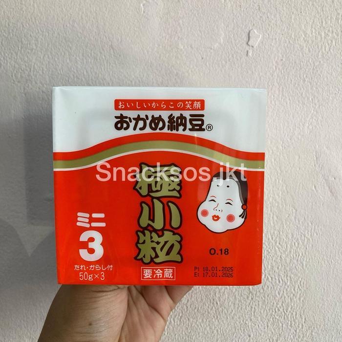 [oddsolshop] pekanbaru/Okame Kotsubu Natto 170 gr Makanan Impor Jepang Nato Kacang Fermentasi 50 gr