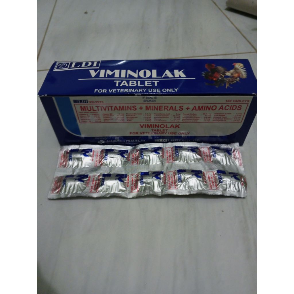 VIMINOLAK Original Filipina (10 tablets) #obatayamfilipin #viminolak #multivitamin