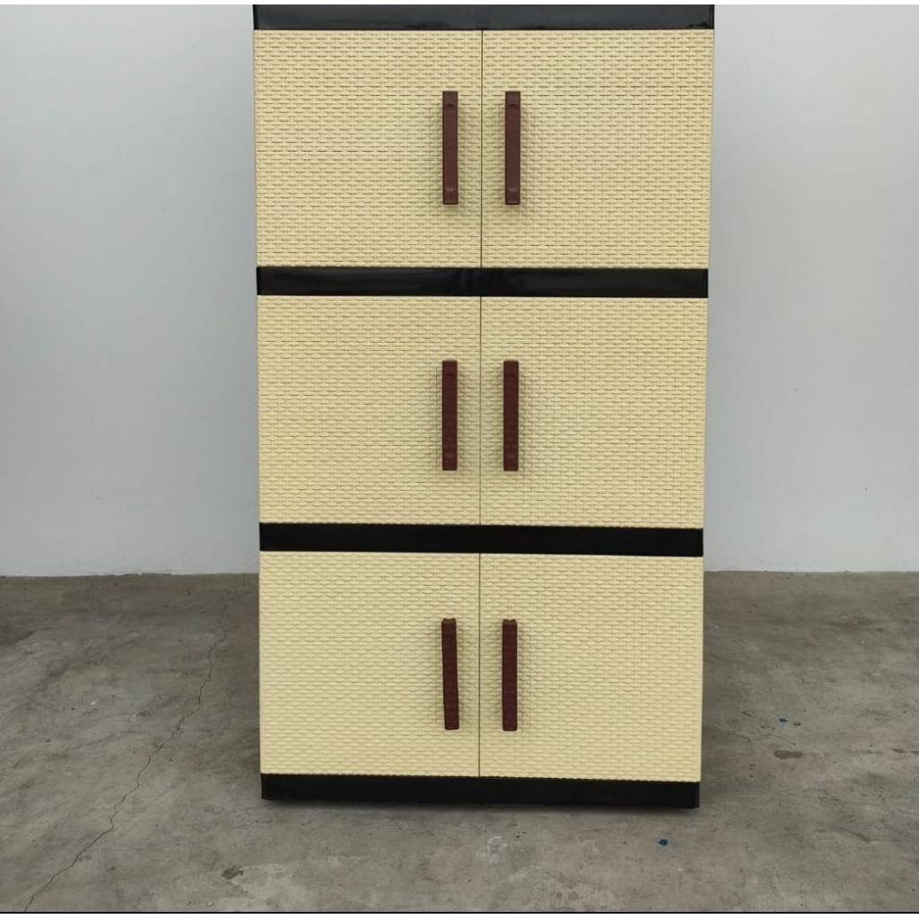 Rak Plastik/Lemari Plastik 3Susun Rusa Tebal