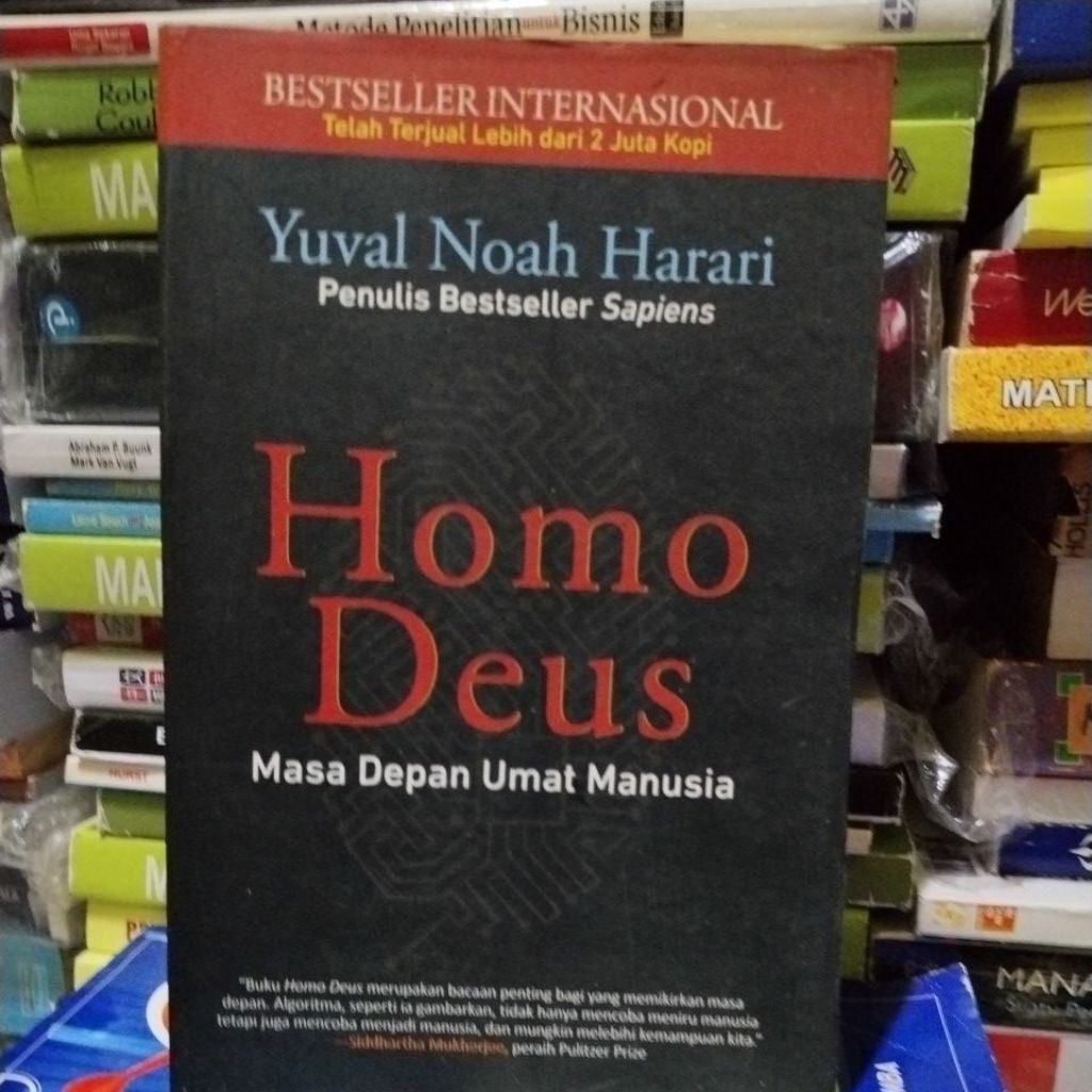 HOMO DEUSb• MasavDepan Umat Manusia By Yuval Noah Harari Penulis Bestseller Sapiens Original prelove