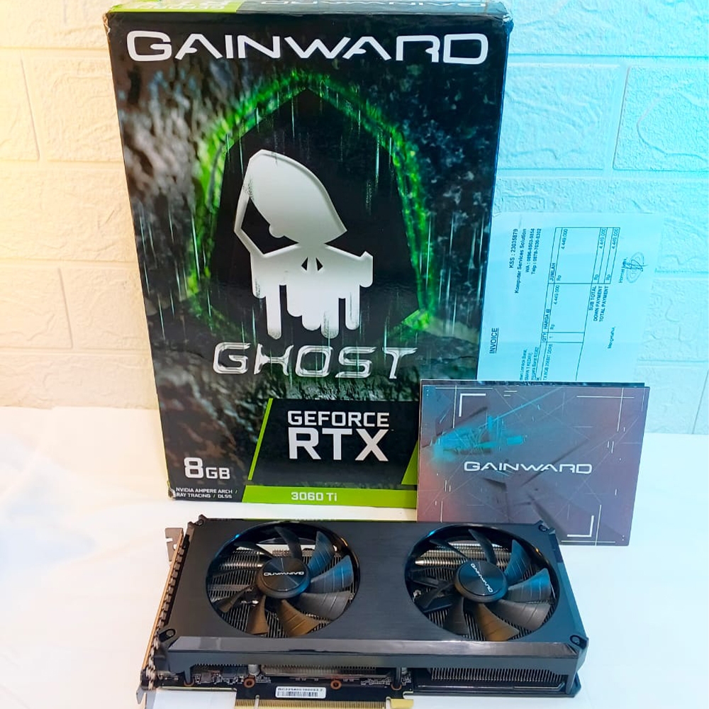 VGA GAINWARD RTX 3060 TI OC 8GB GDDR6 256BiT SECOND FULLSET