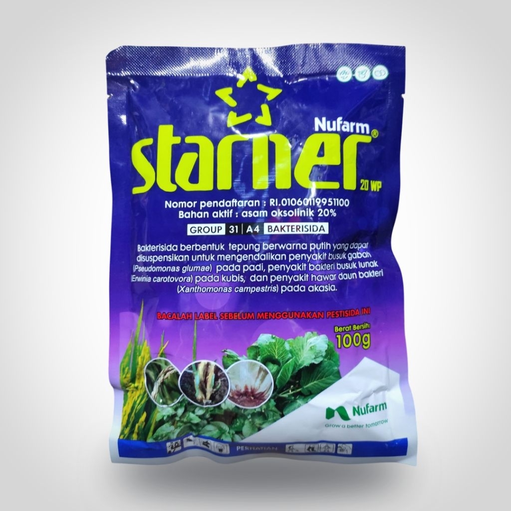 Starner 20WP Bakterisida Kemasan 100GR