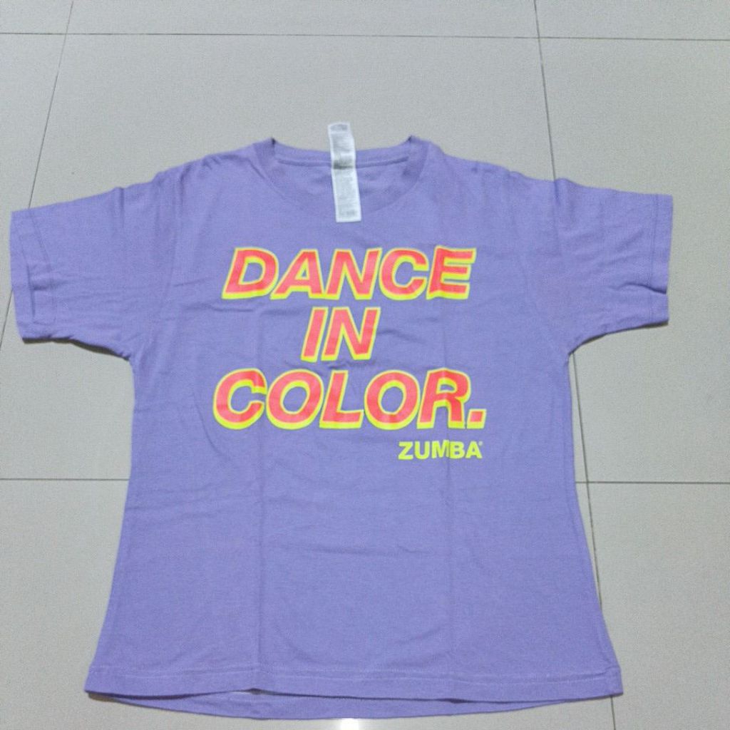Preloved Kaos Zumba Wear ZW Original