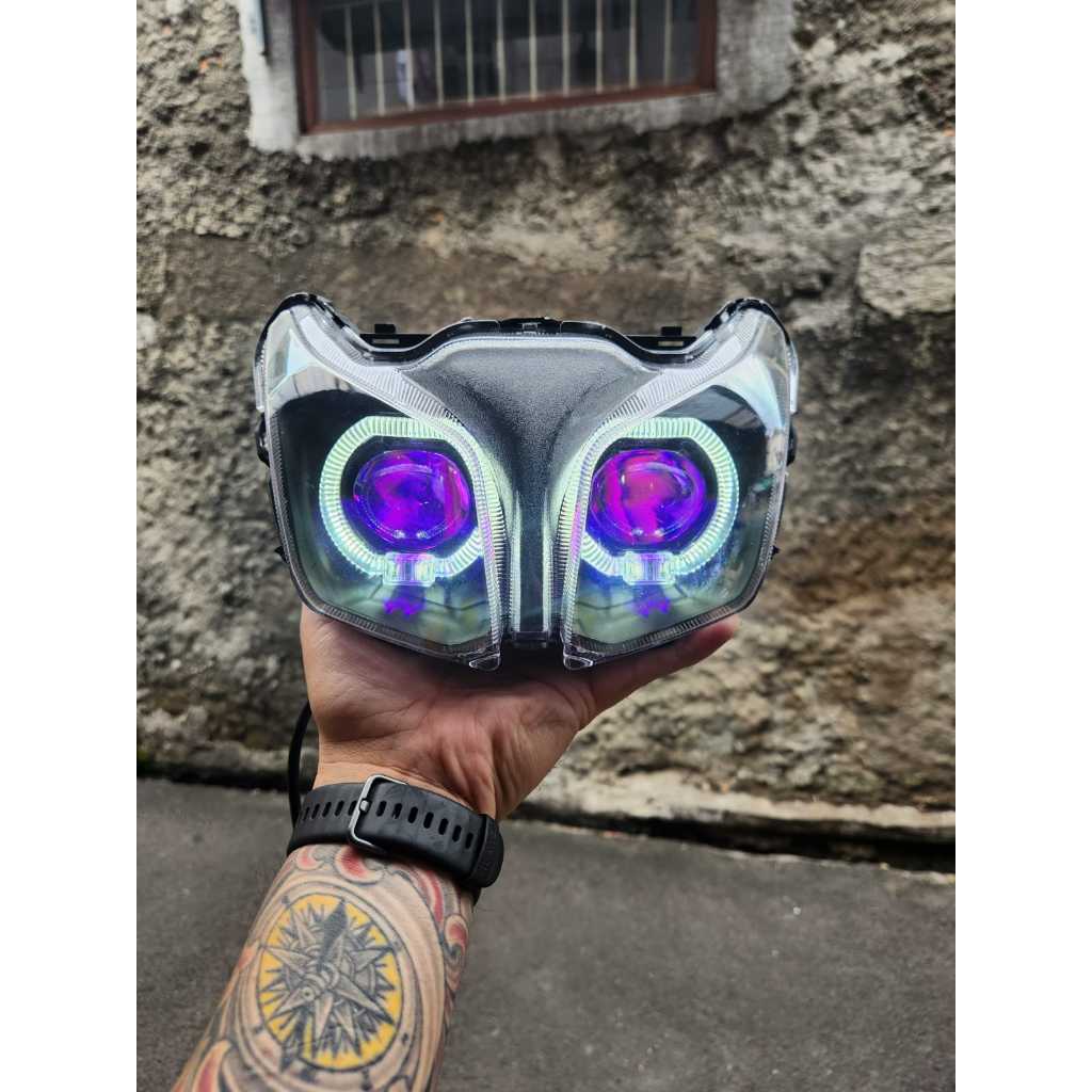 Refektor lampu depan set biled Jupiter z1 full set biled Jupiter z one fuul biled 2.5in