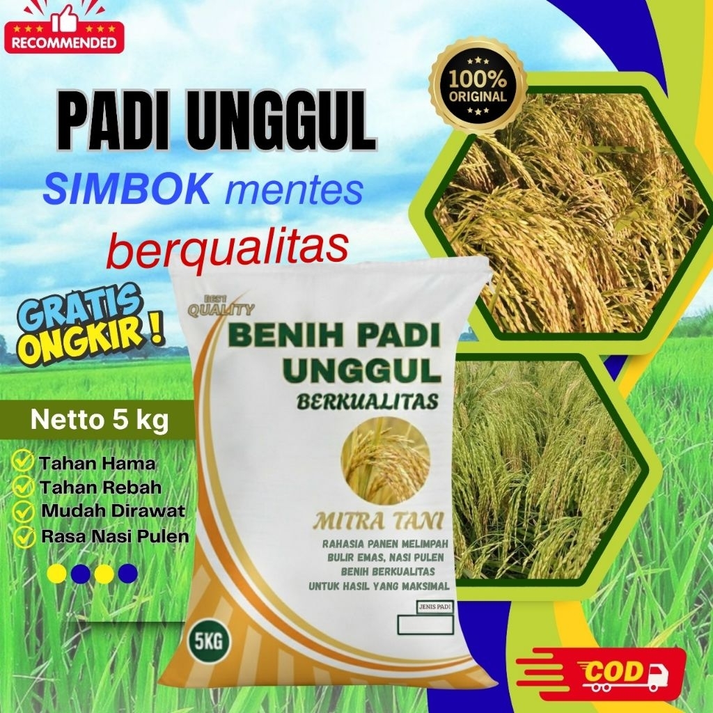 bibit padi SIMBOK mentes kemasan 5kg