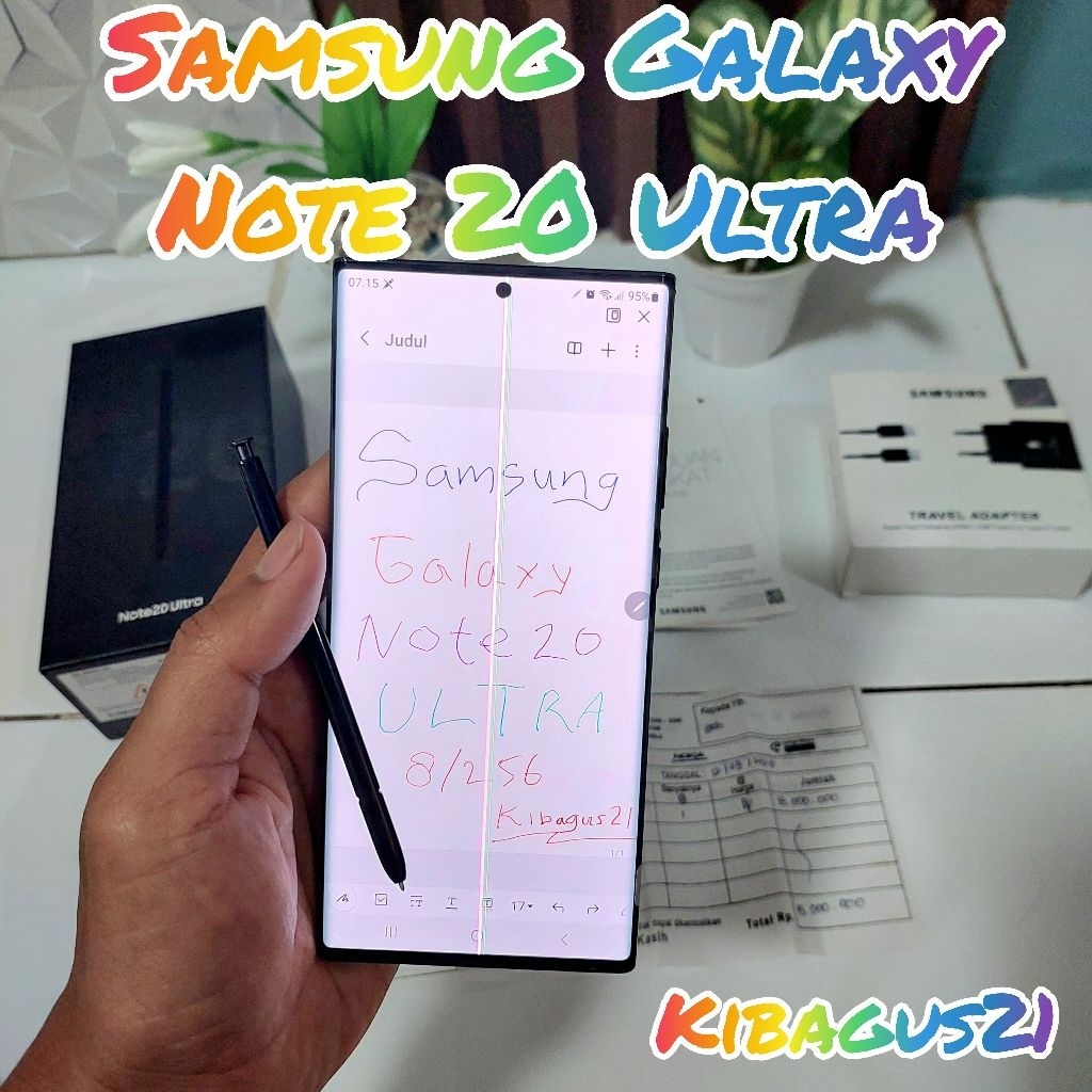 Samsung Galaxy Note 20 Ultra 5G RAM 12/256GB Fullset ORI SEIN