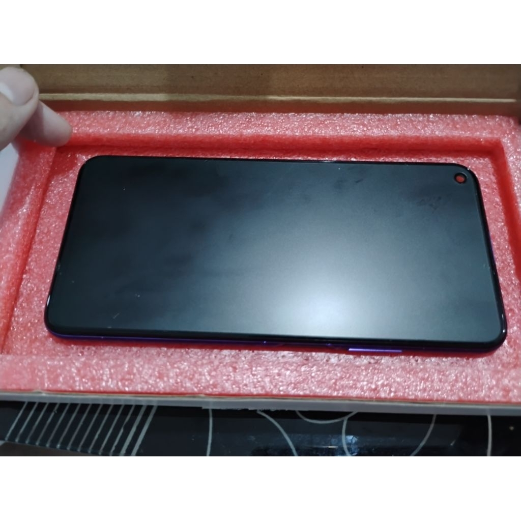 LCD Huawei Nova 5T Ori copotan minus retak halus 2 helai rambut