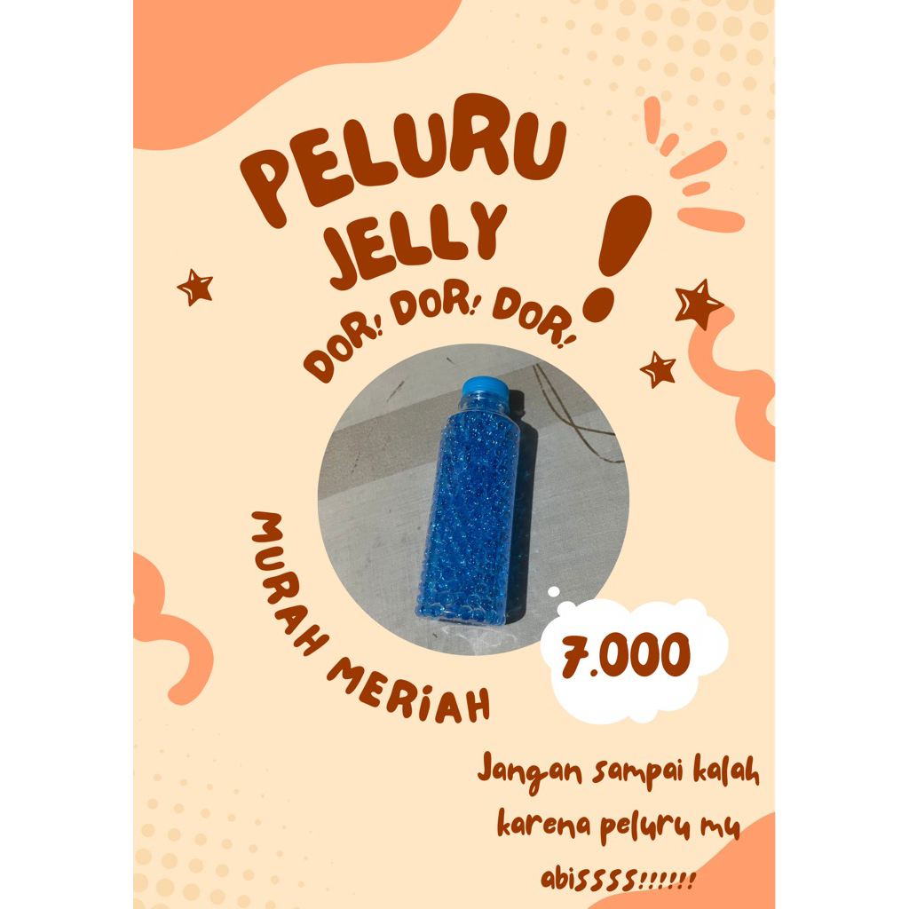 Peluru Jelly Hydrogel 7-8mm