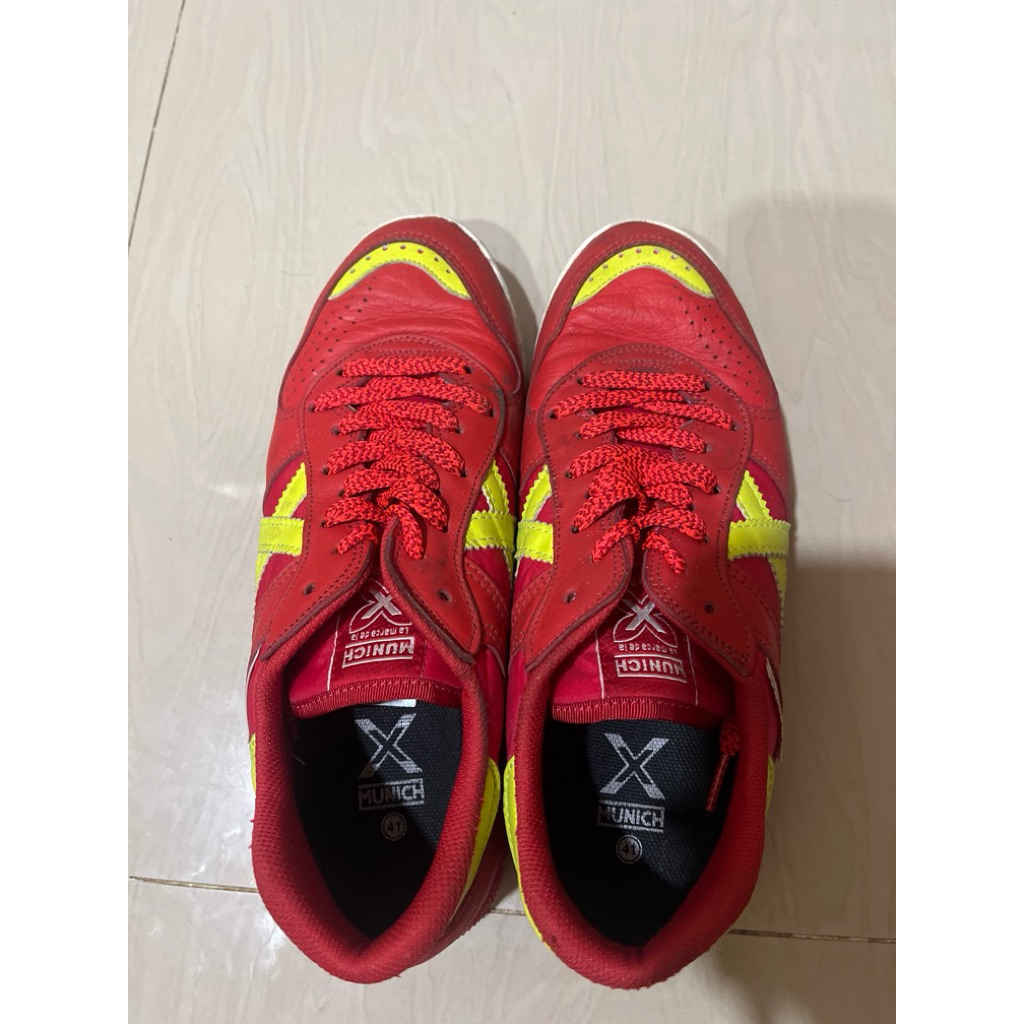 Sepatu Futsal Munich Continental 913 Red 4100913 Original