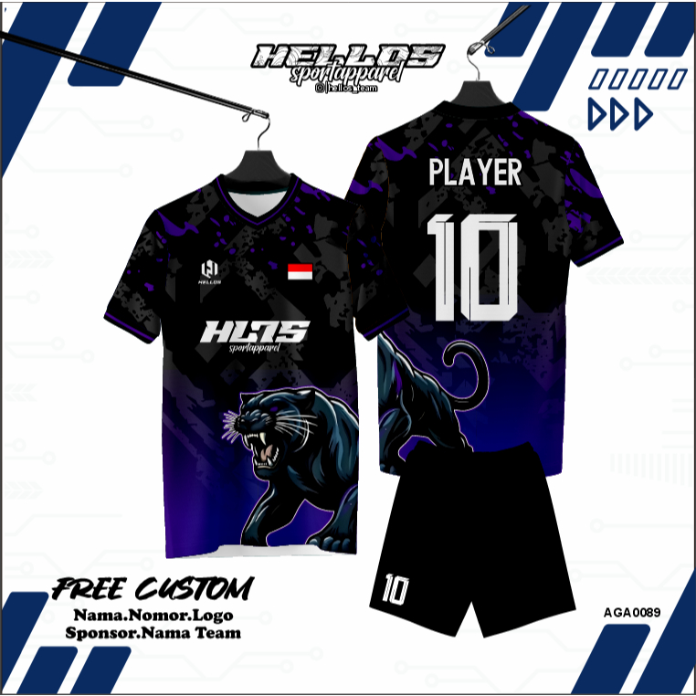 JERSEY KAOS OLAHARAGA FUTSAL CUSTOM PRINTING .CUSTOM NAMA
