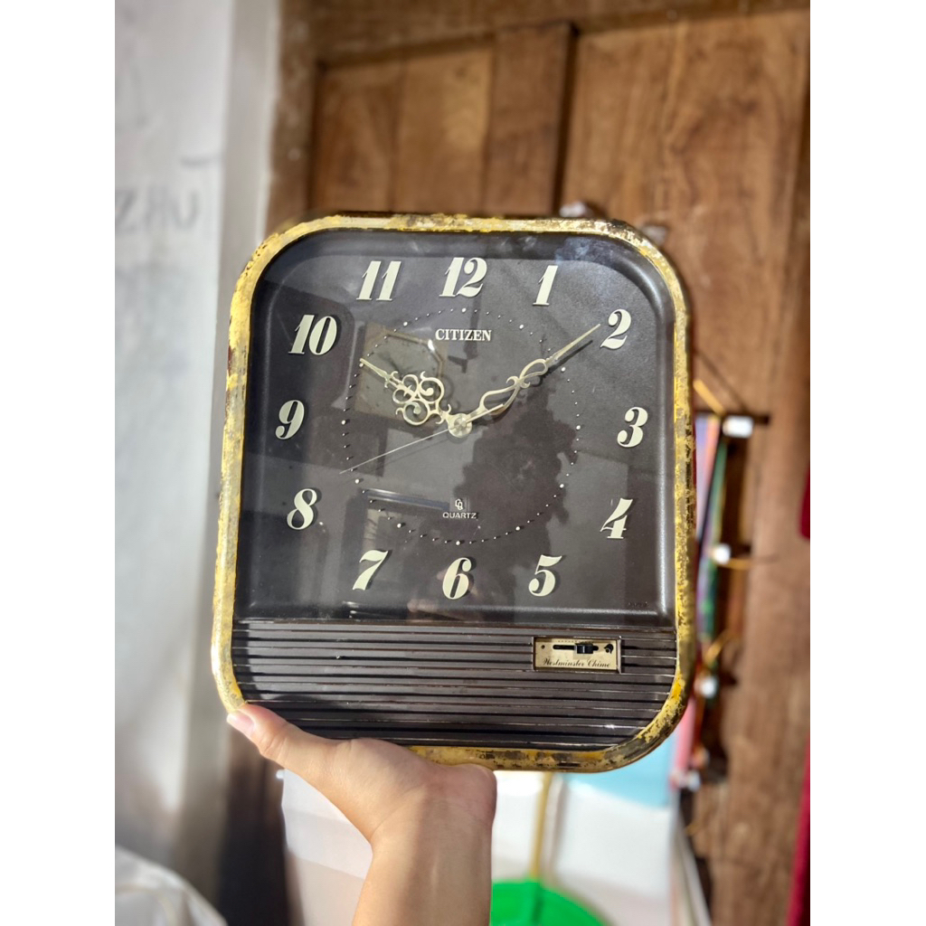 JAM DINDING CITIZEN ORIGINAL BUNYI SEPERTI DI STASIUN