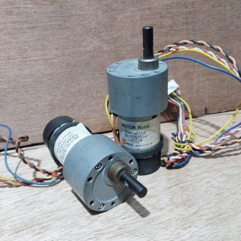 Motor Gearbox DC MNYX BRM GD100 ( 5V - 10rpm) (12V -39rpm)