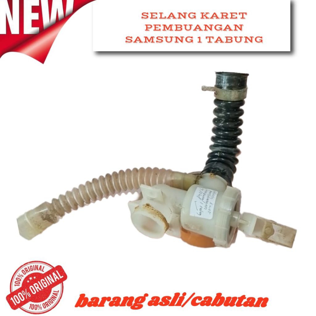 SELANG KARET PEMBUANGAN MESIN CUCI  SAMSUNG 1 TABUNG