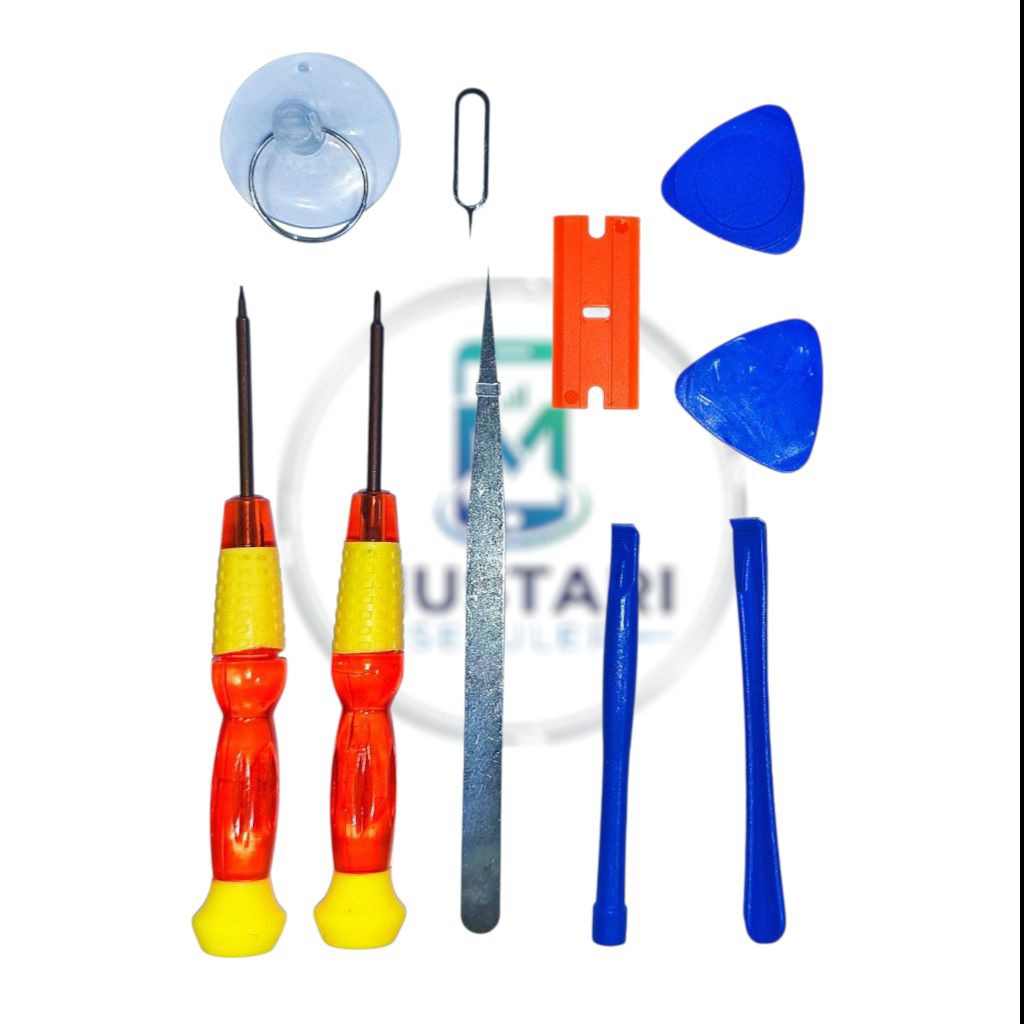 PAKET ALAT SERVIS HP HANDPHONE OBENG 10IN