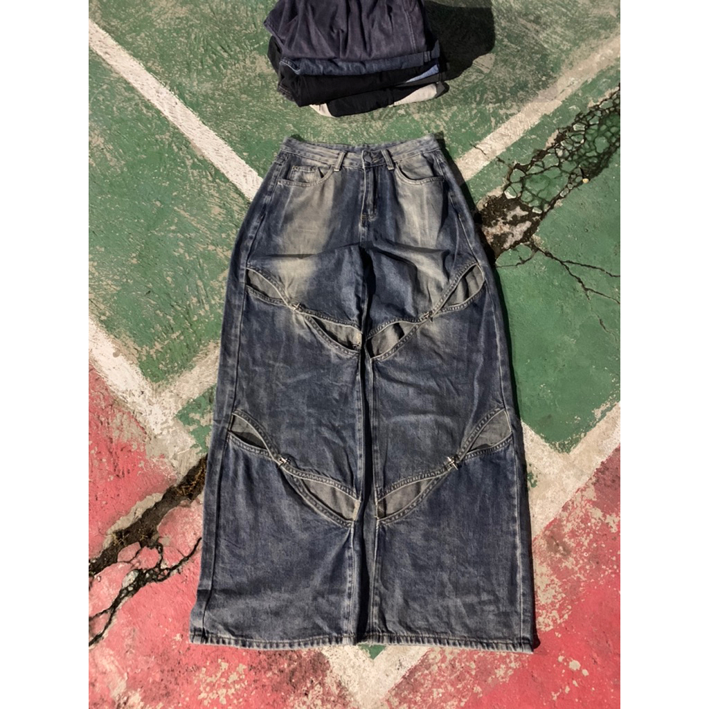korean style baggy wash baggy washed