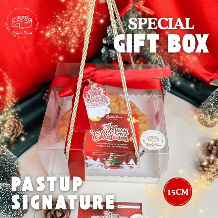 Parcel Cake Pastup Signature Premium 15cm – Kue Pastel Tutup Mangkok Kaca Elegan l Hampers Surabaya
