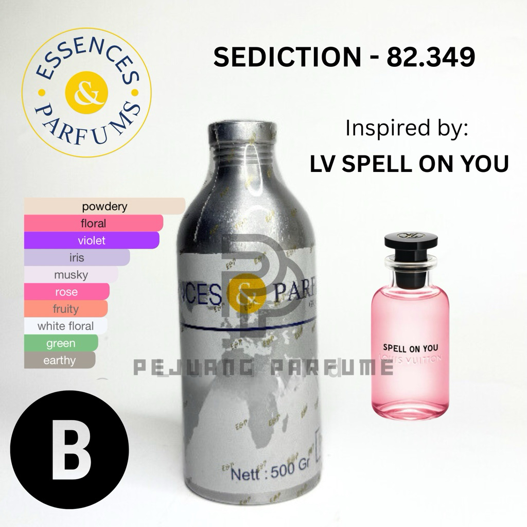 BIBIT ESSENCES SEDUCTION 82.349 GRADE B | INSPIRED BY LV SPEL ON YOU | BIBIT ESSENCES 100ML REPACK D