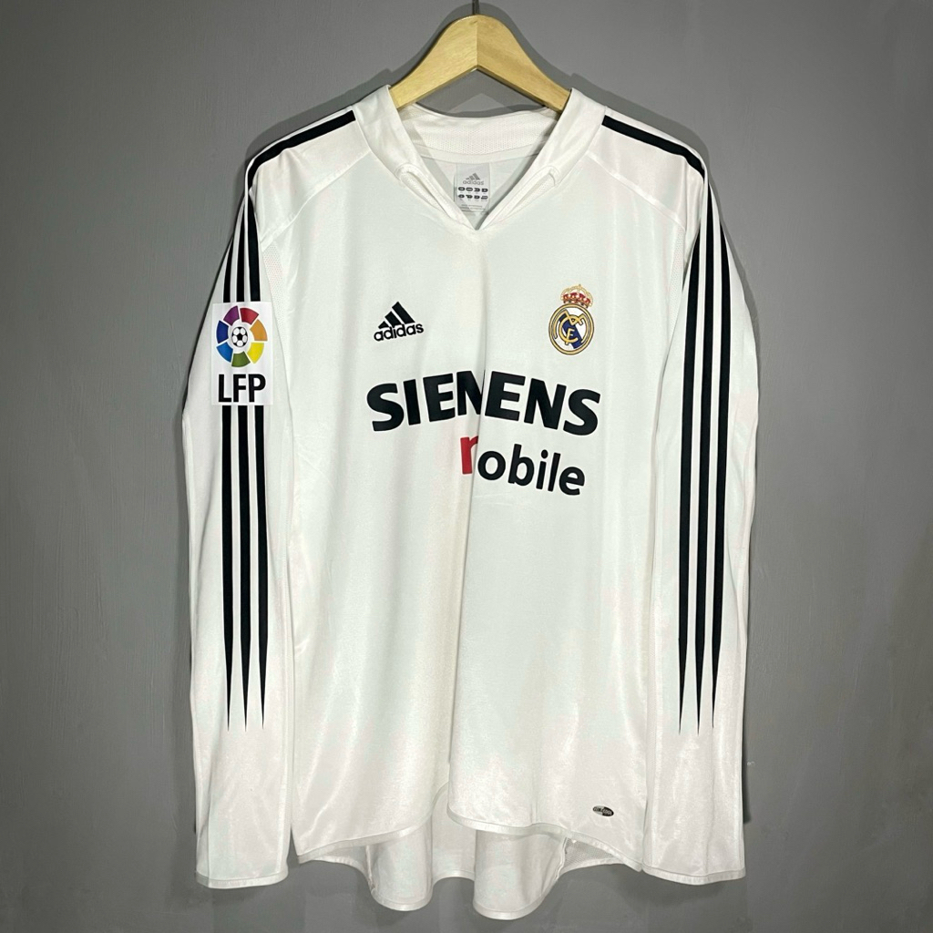 Jersey Original Real Madrid Home 2004/2005 LongSleeve Zidane - XL